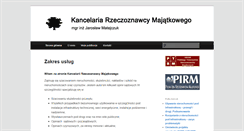 Desktop Screenshot of matejczuk.com.pl