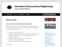 Tablet Screenshot of matejczuk.com.pl
